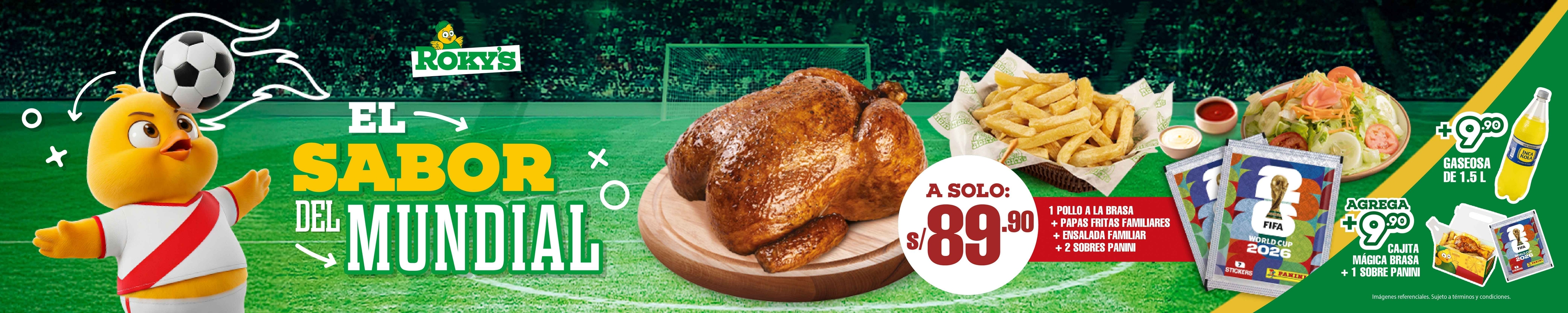 Combo pollo a la brasa mundial