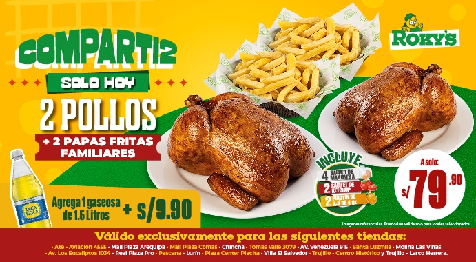Promocion comparti2 pollo a la brasa