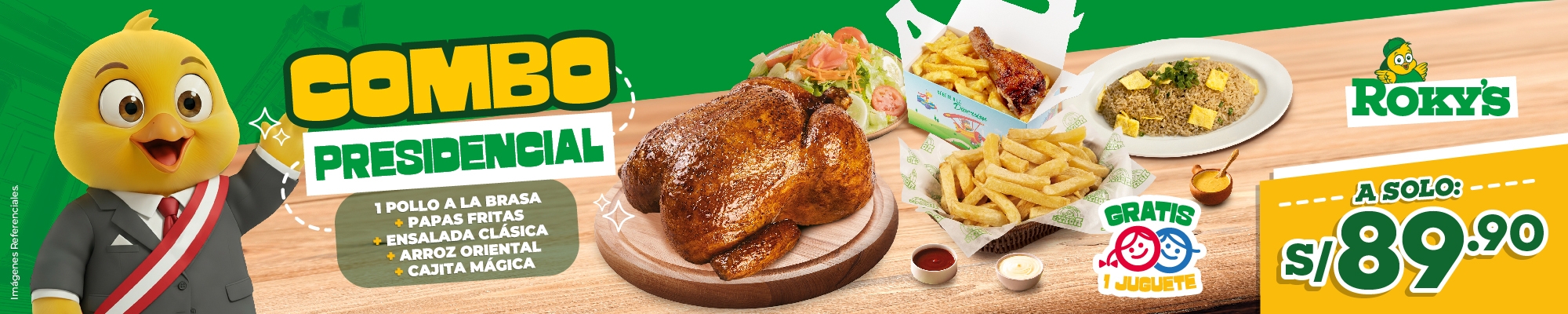 Combo Presidencial Pollo a la brasa